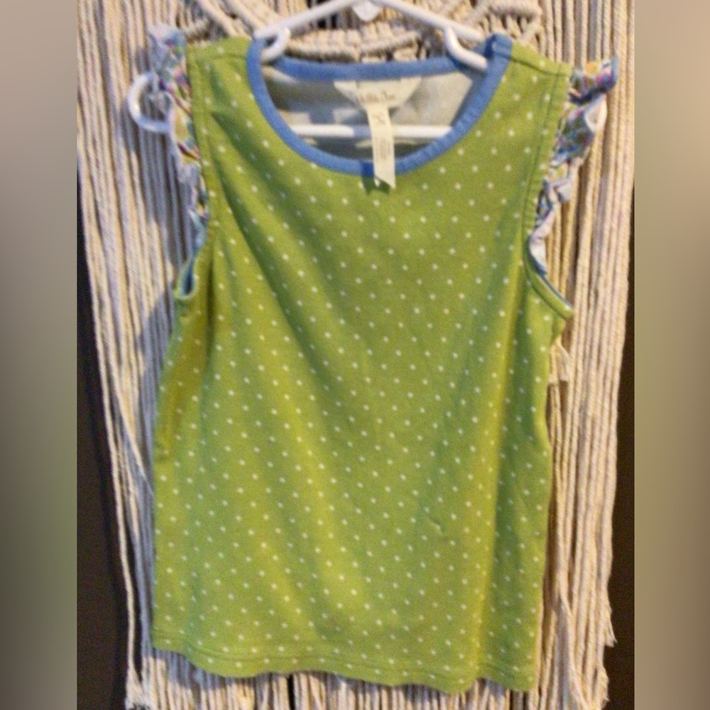 Size 8 polka dot tank top by Matilda Jane